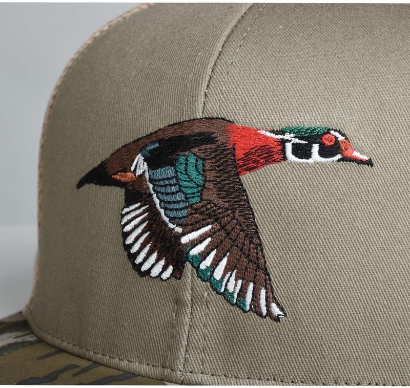EDTREK Outdoorsman Pro Trucker Breathable Mesh Performance Cap - Flat Brim Snapback Hat - Image 4